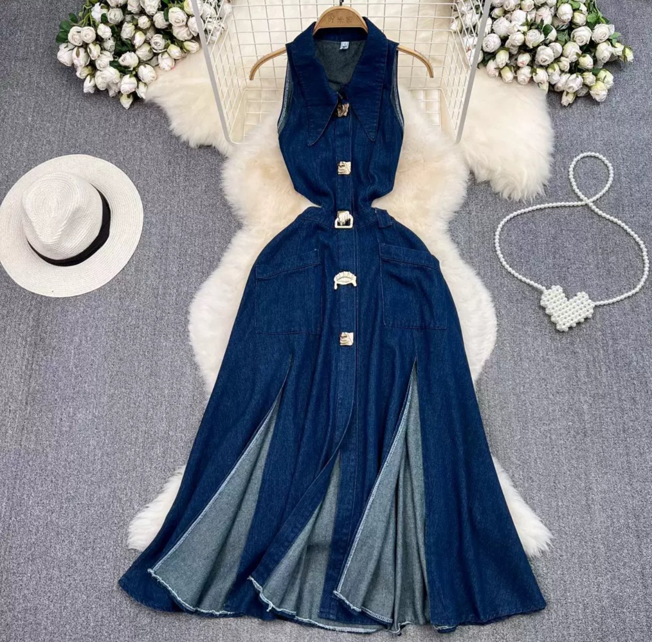 Jean gown
